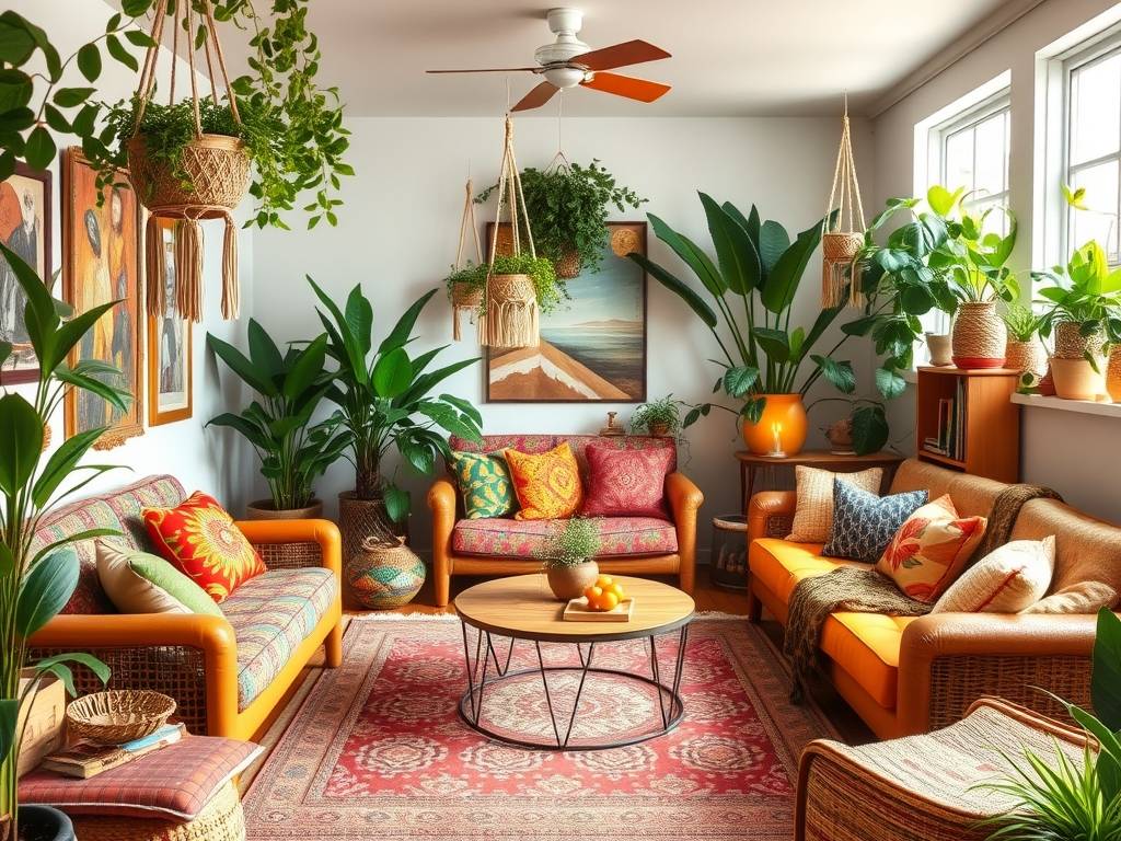 Jak urządzić salon w stylu boho: kluczowe elementy, które tworzą przytulną i oryginalną przestrzeń