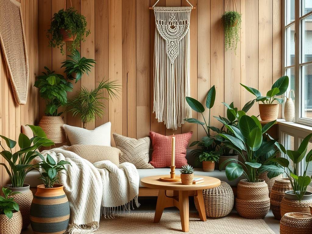 Styl boho na budżet: jak stworzyć przytulne wnętrze z naturalnych materiałów i DIY