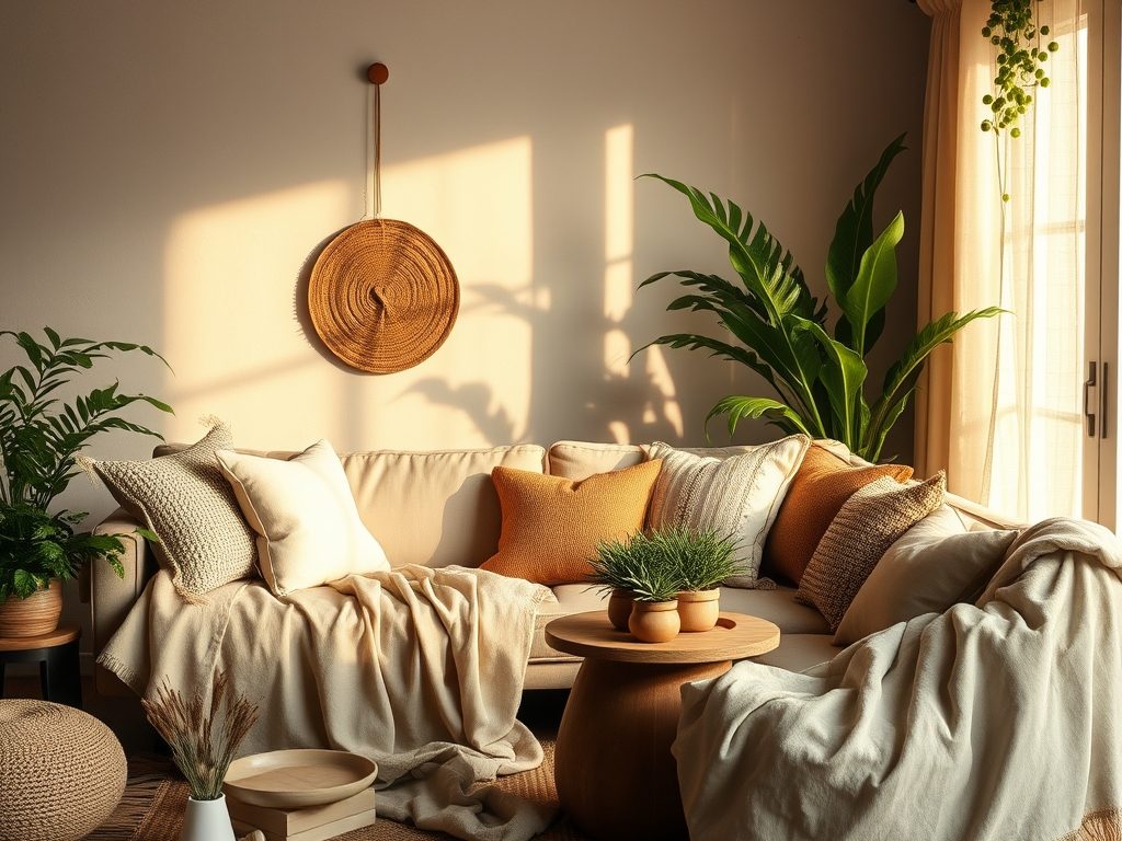 Styl boho w tekstyliach: wybór naturalnych tkanin i unikanie typowych błędów przy aranżacji