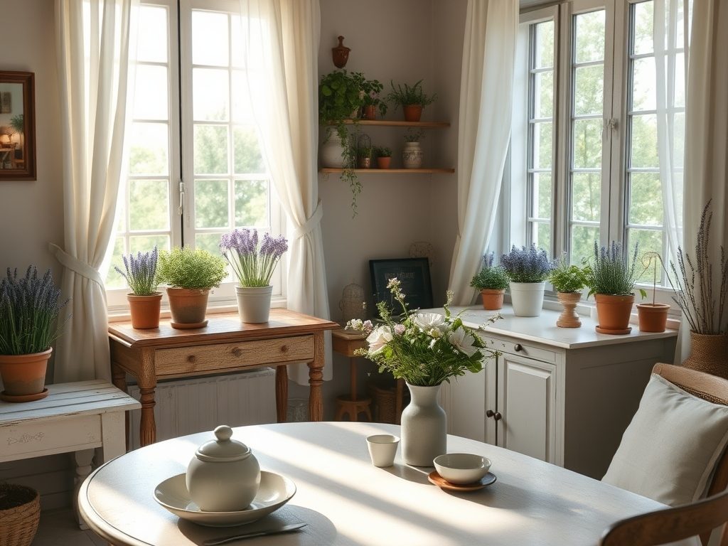 Styl prowansalski we wnętrzach: jak stworzyć sielski klimat południowej Francji z naturalną elegancją